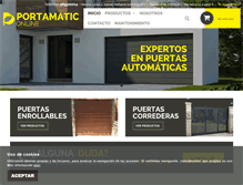 Tablet Screenshot of portamaticonline.com